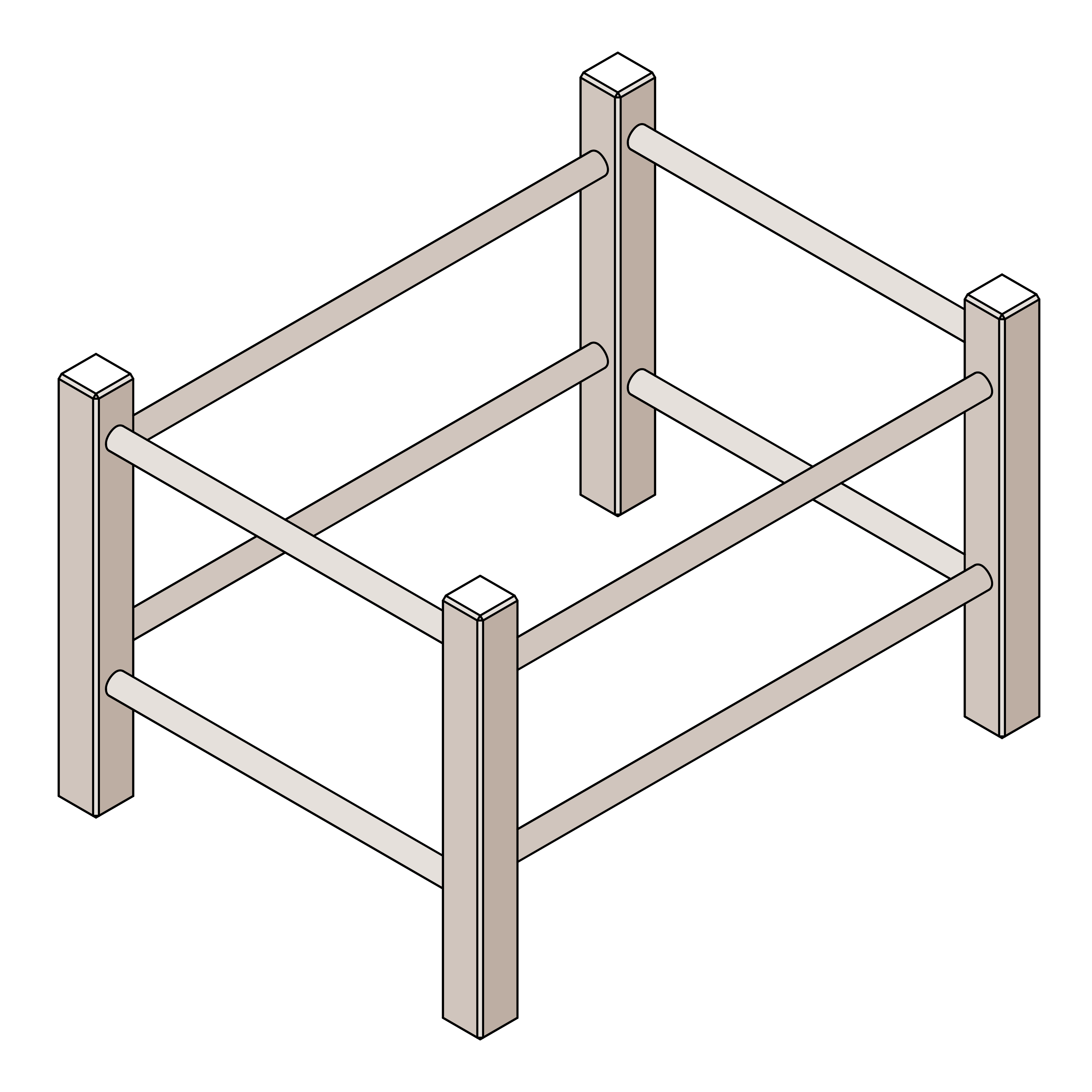 NEW ENGLAND FOOT STOOL KIT or STOOL FRAME