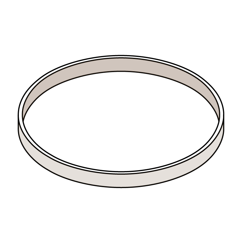 ROUND SOLID OAK HOOP
