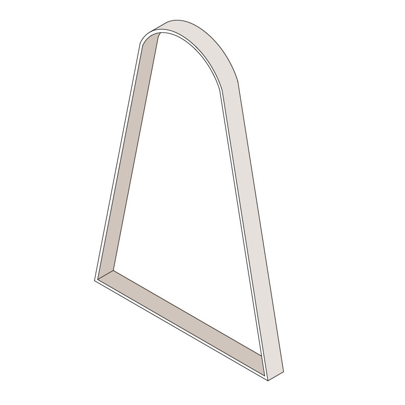 SHARP TOP D HANDLE