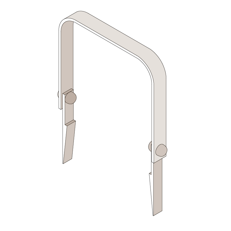 SWING FLAT TOP SPEARED SIDES HANDLE